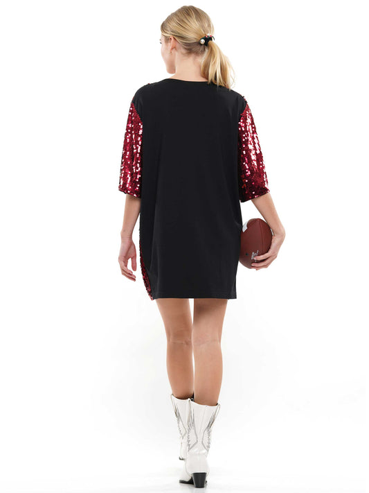 Gameday with elephant sequin dress