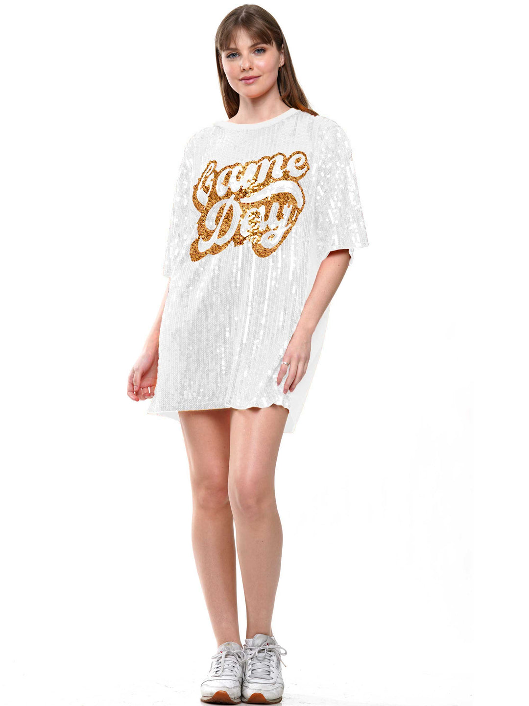 Game day sequin dress