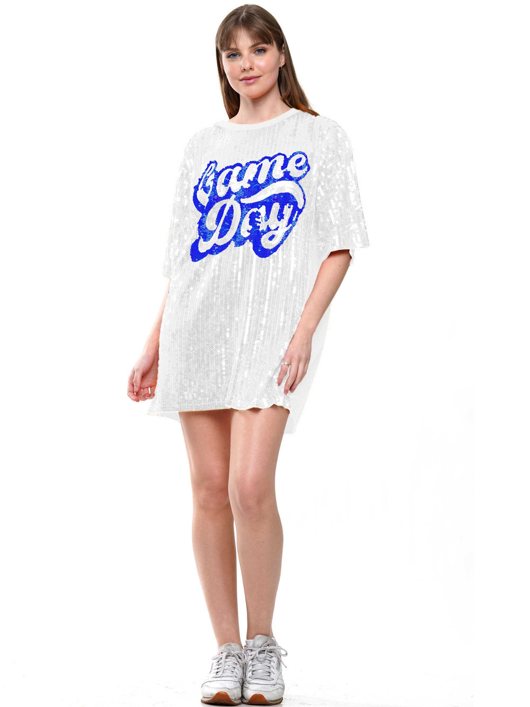 Game day sequin dress