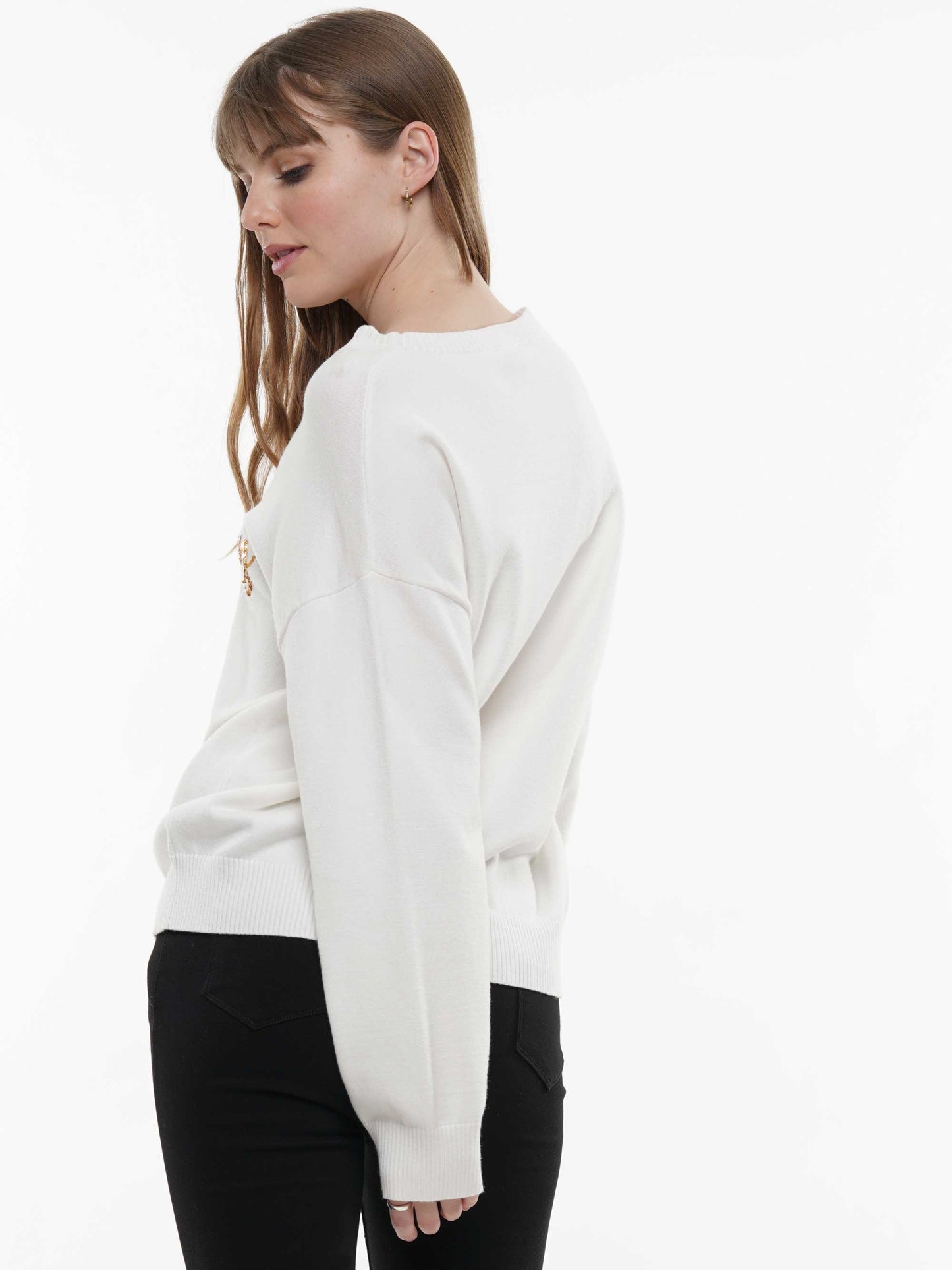 Gameday scrip sequin sweater