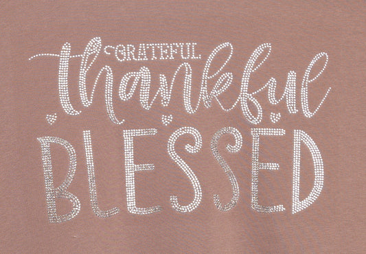 Cozy Crush Sweatshirt-Grateful Thankful Blessed-Hot Fix