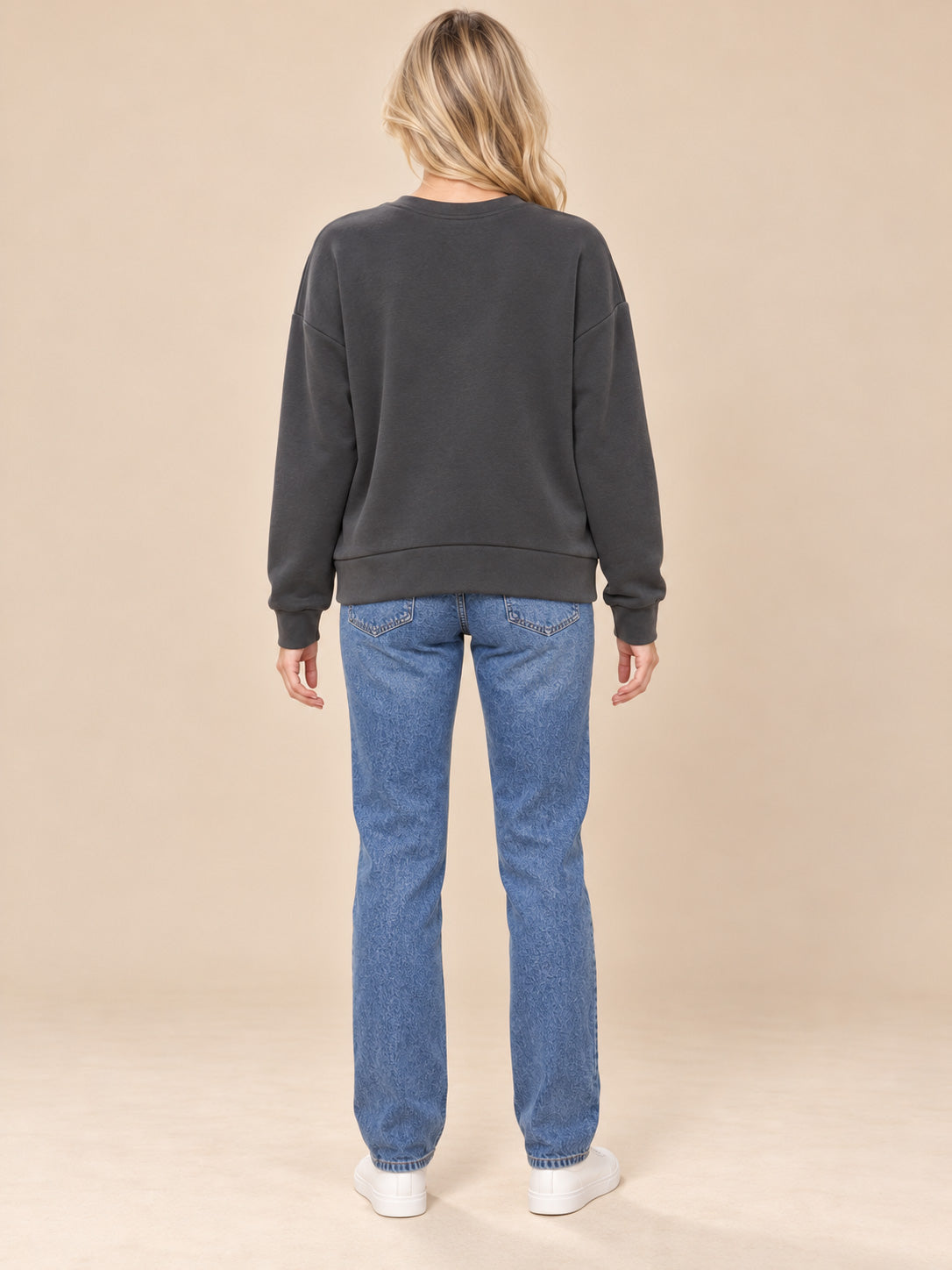 Grateful Thankful Blessed Rhinestone Crewneck