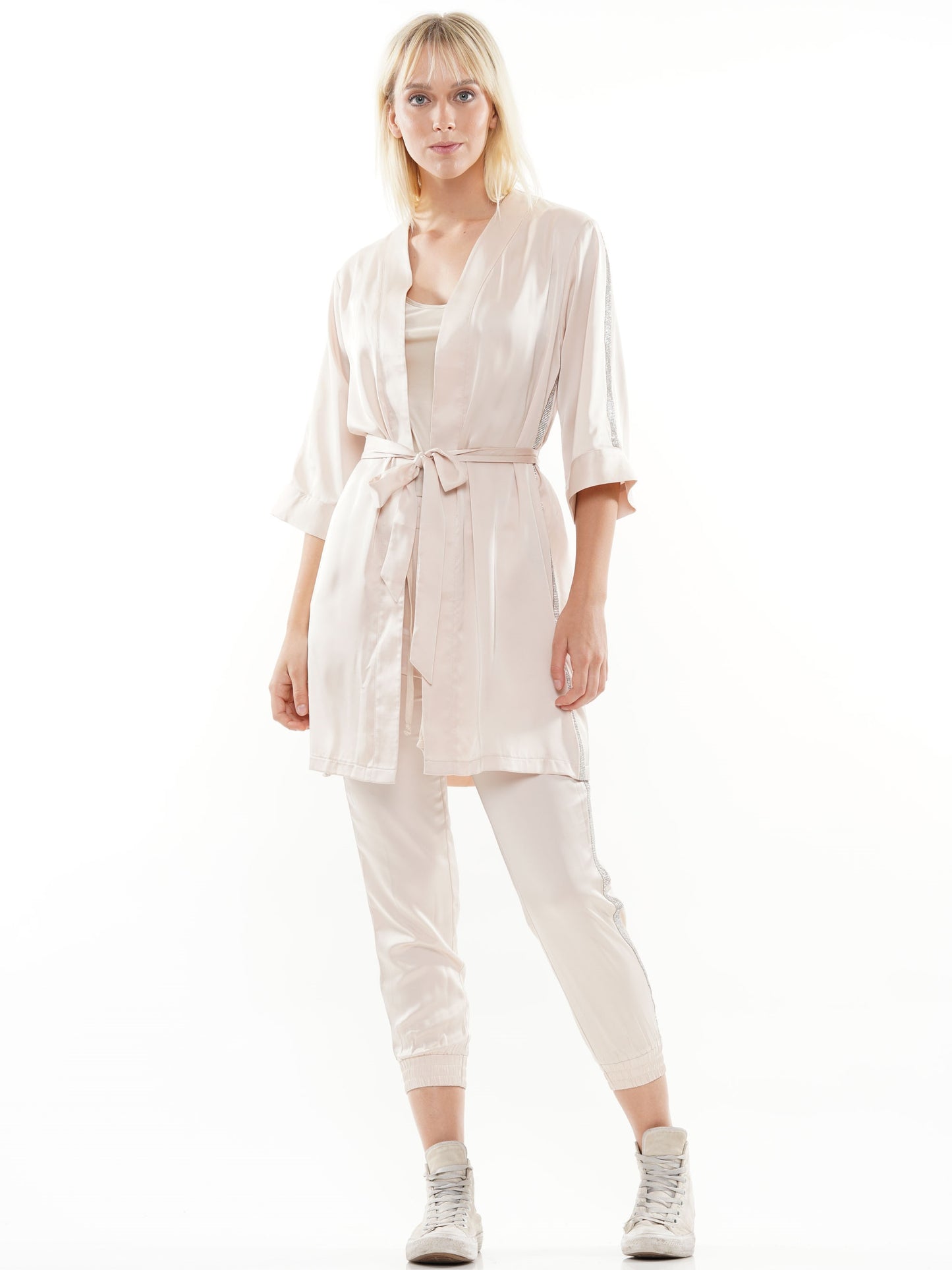 Robe with headstone trim
