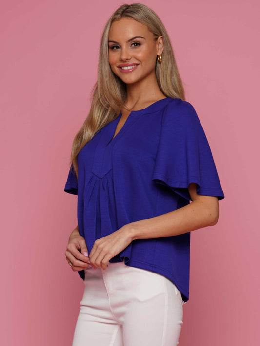 Soft V-Neck Short Sleeve