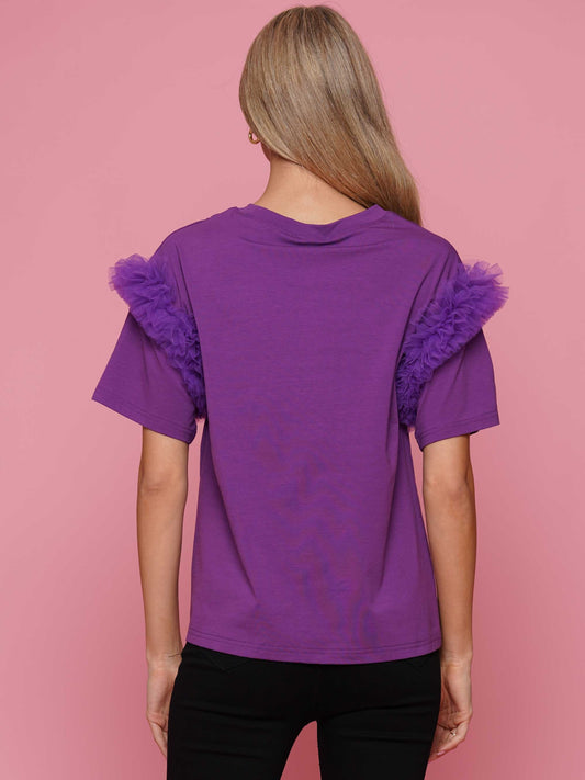 Nola Nola Nola sequin symbol T-shirts