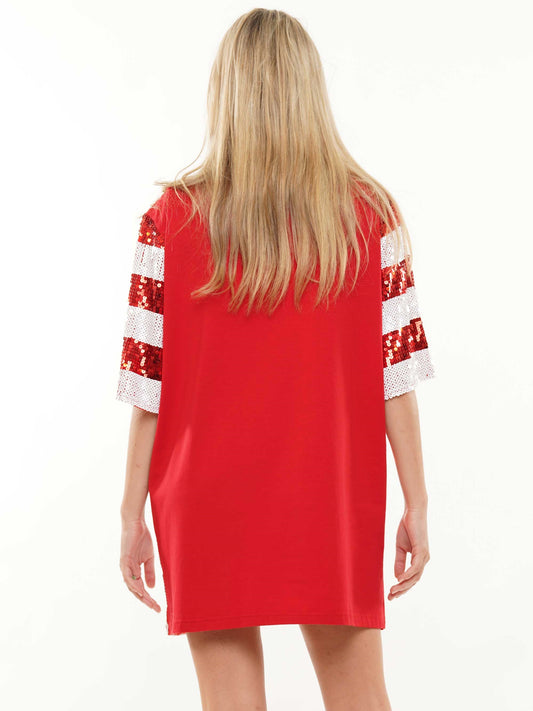 Ho Ho Ho sequin dress