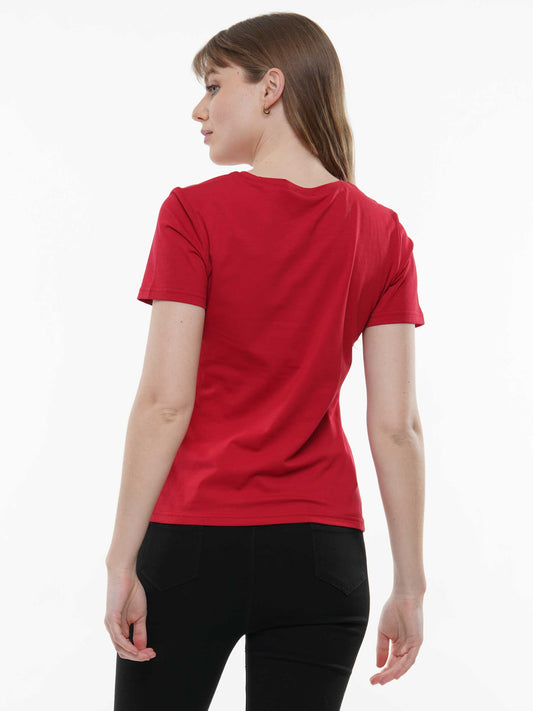 T-shirt with sequin football & gameday
