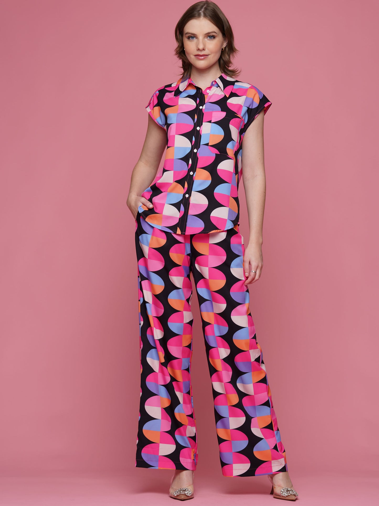 Swilt Print Top & Pants Set