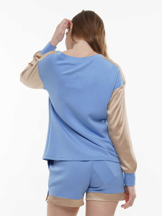 Super Soft Lyocell with Satin Long Sleeve and Short