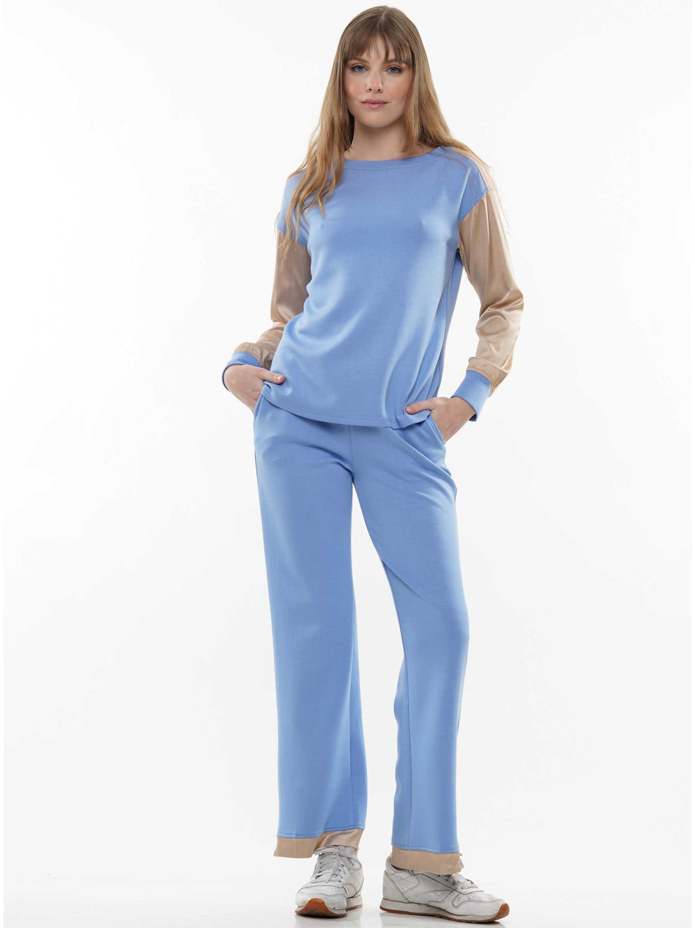 Super Soft Lyocell with Satin Long Sleeve and Pants