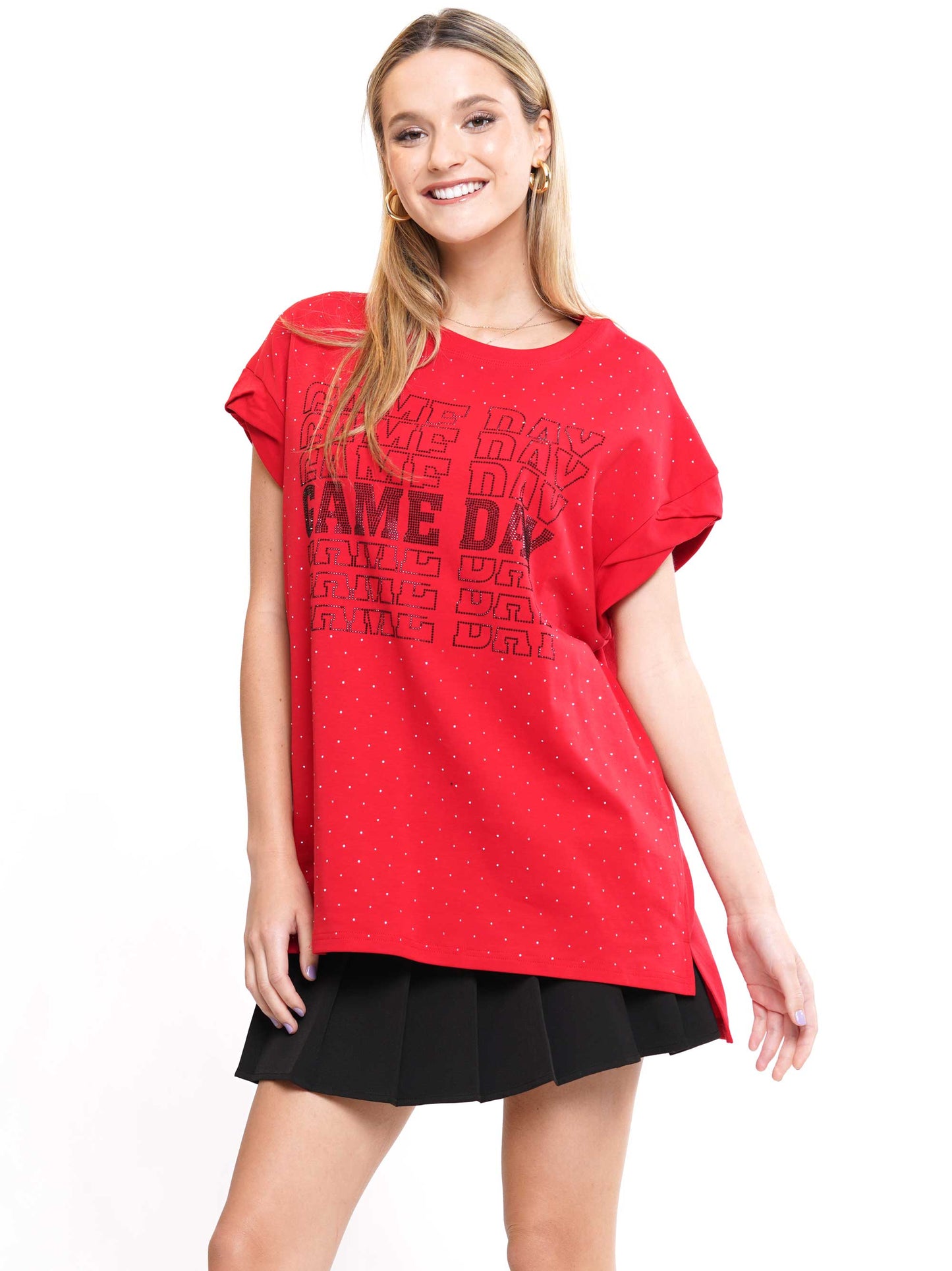Polka Dot Game Day Top