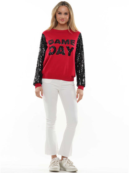 Gameday Sequin Sweater