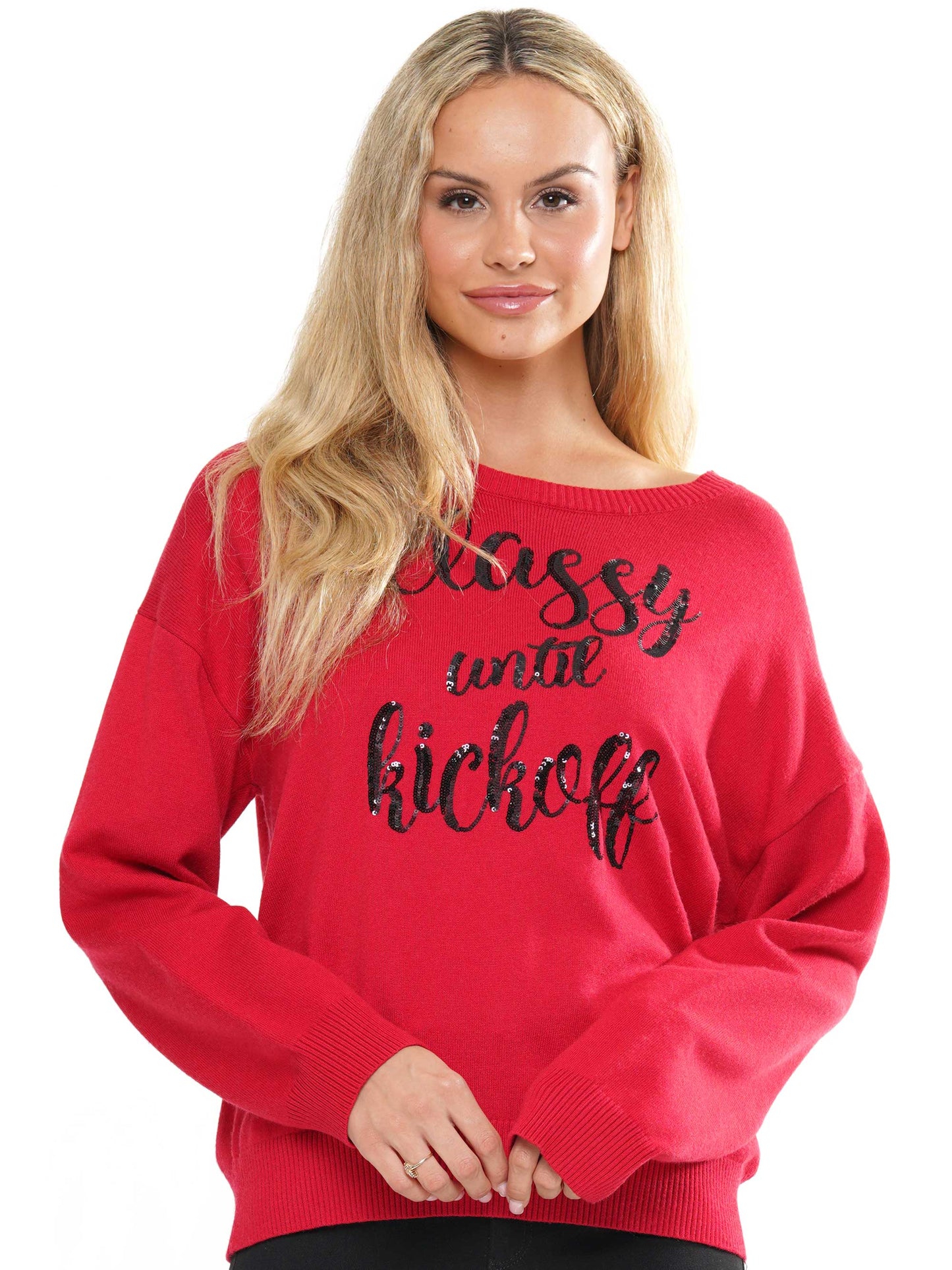 Classy until KICK OFF Sweater