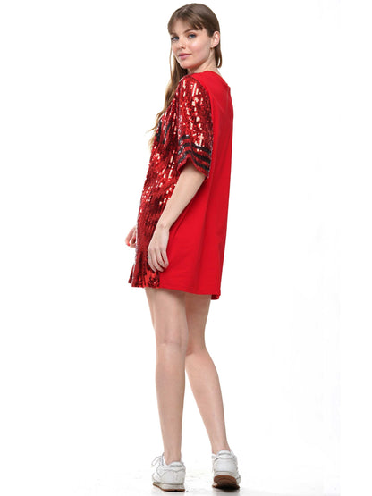 Gameday Vibes Sequin Dress