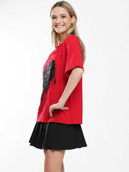 Football Fringe Top
