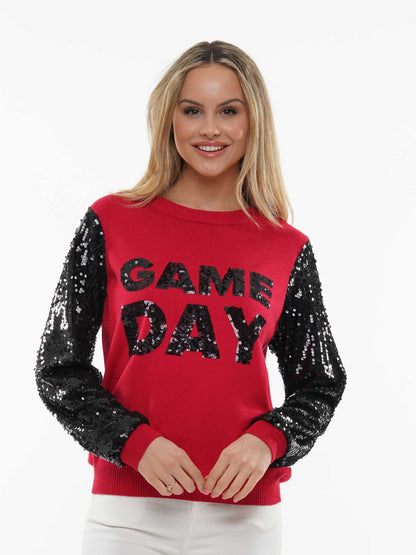 Gameday Sequin Sweater