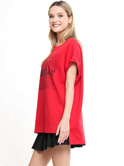 Polka Dot Game Day Top