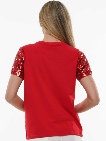 Football Sequin Top