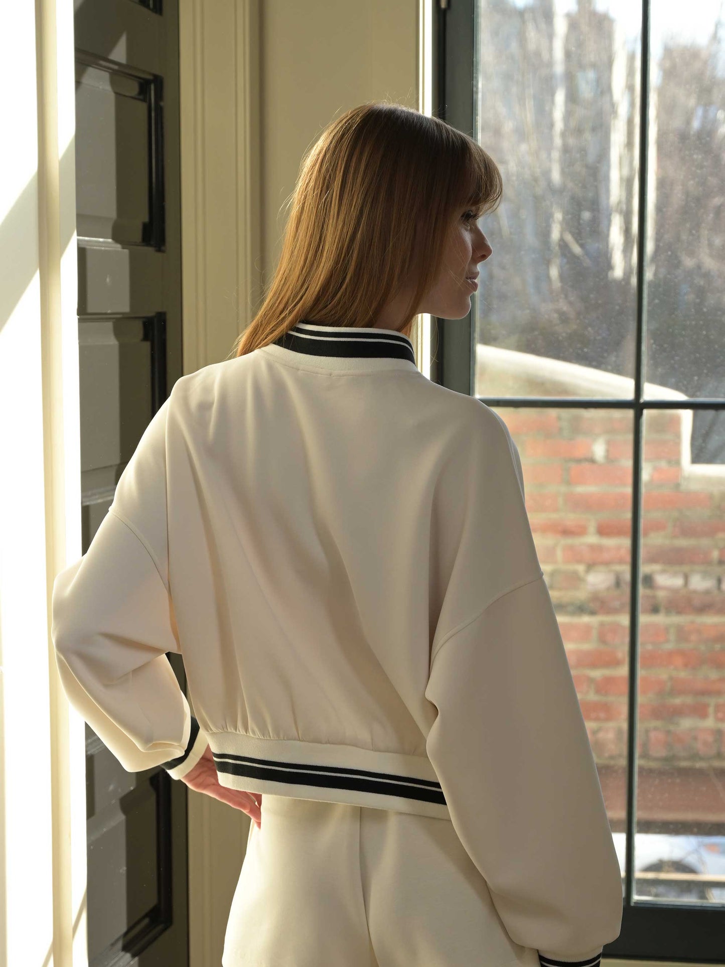 Varsity V-Neck Soft Sweatshirt