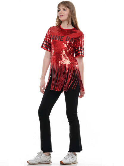 Gameday Fringe Sequin