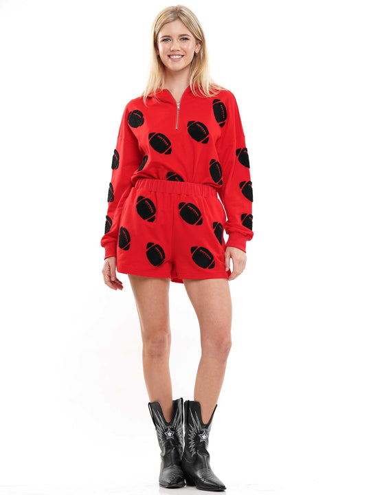 Football Chenille Short