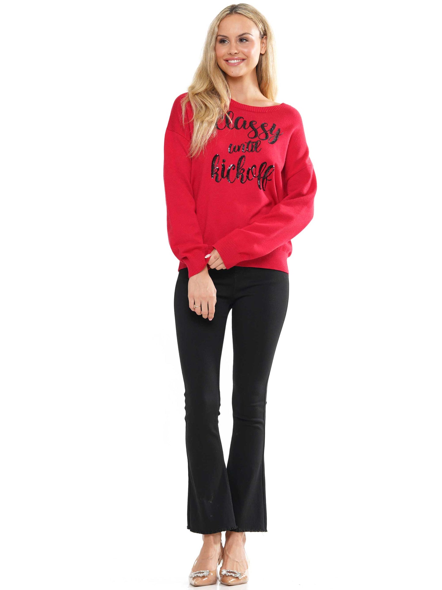 Classy until KICK OFF Sweater