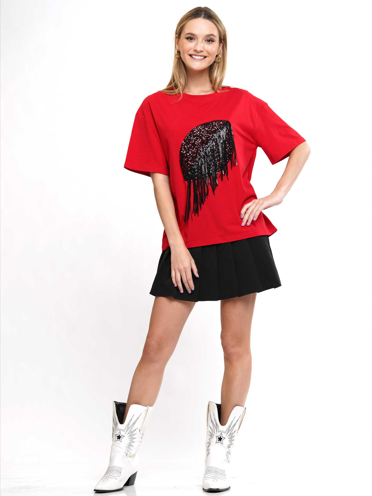 Football Fringe Top
