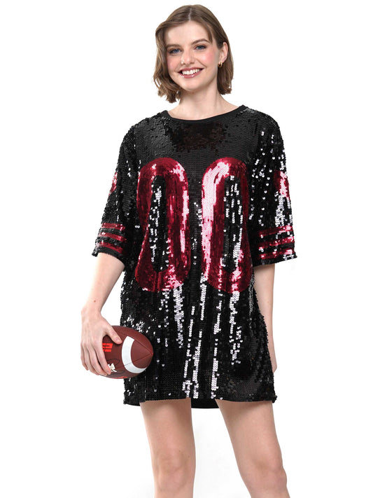 Double zero sequin dress