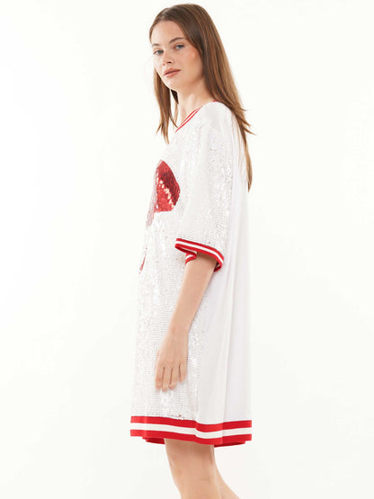 Elephant sequin dress