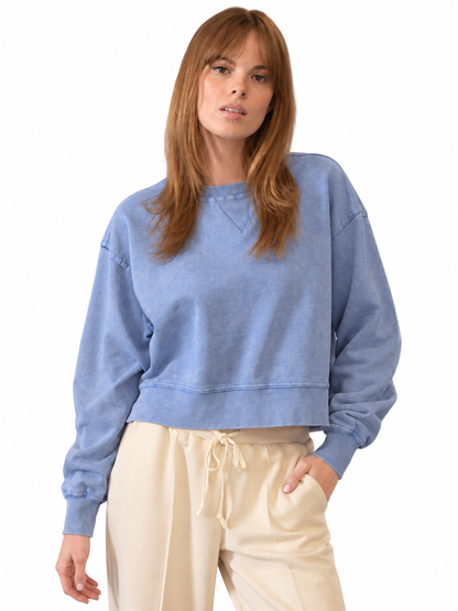 Salt Air Washed Cropped Sweatshirt