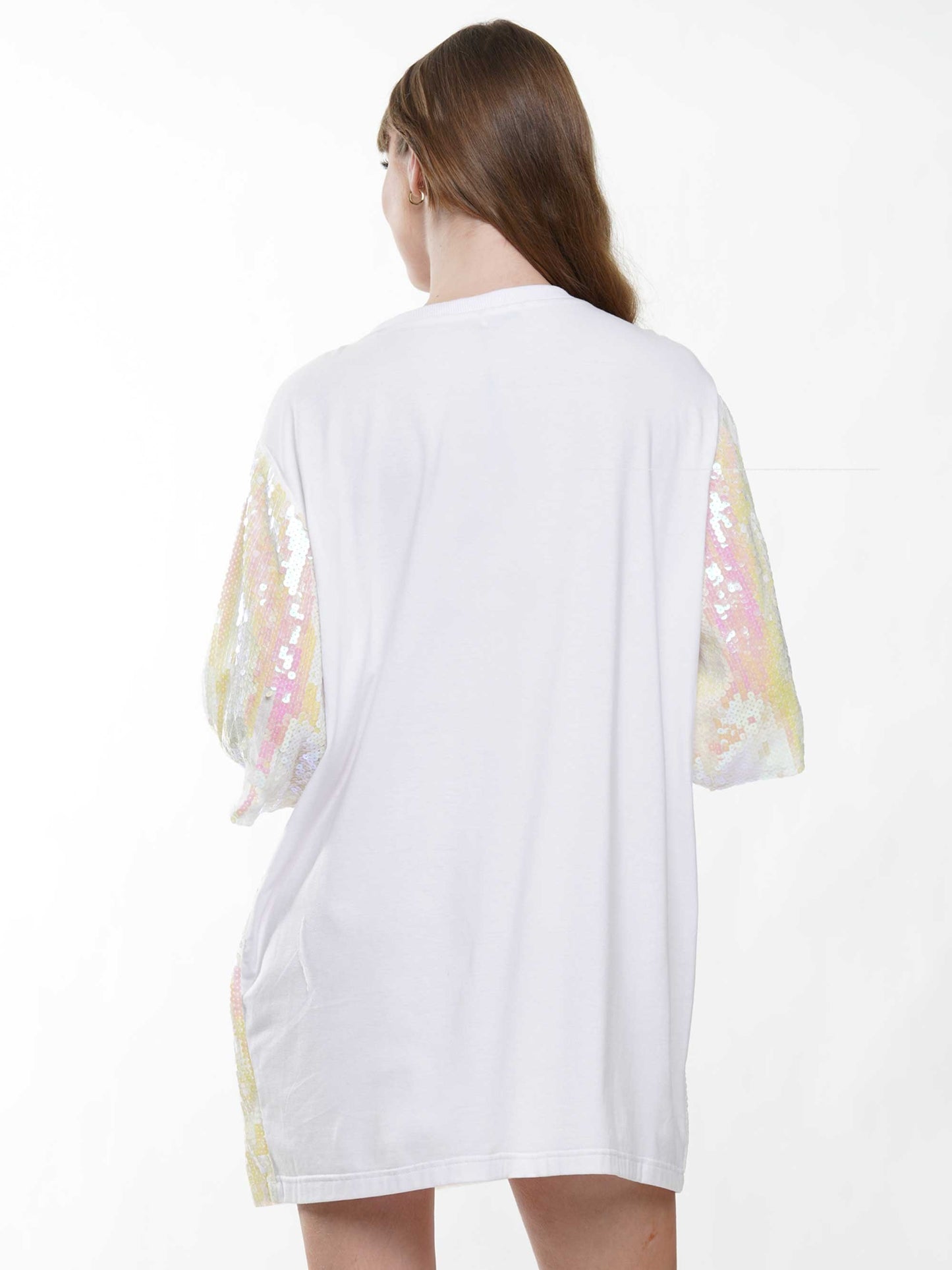 Bride to bee iridescent sequin dress