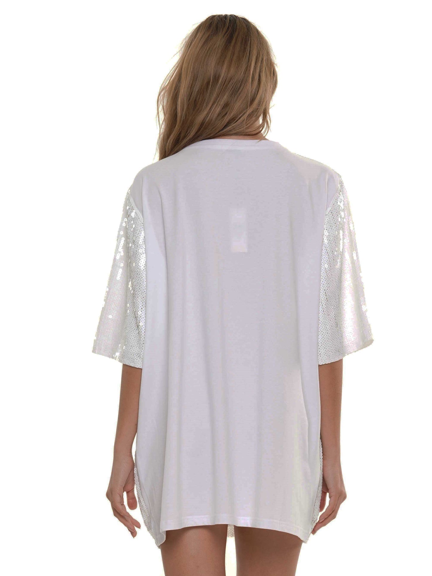 Here comes the bride sequin dress