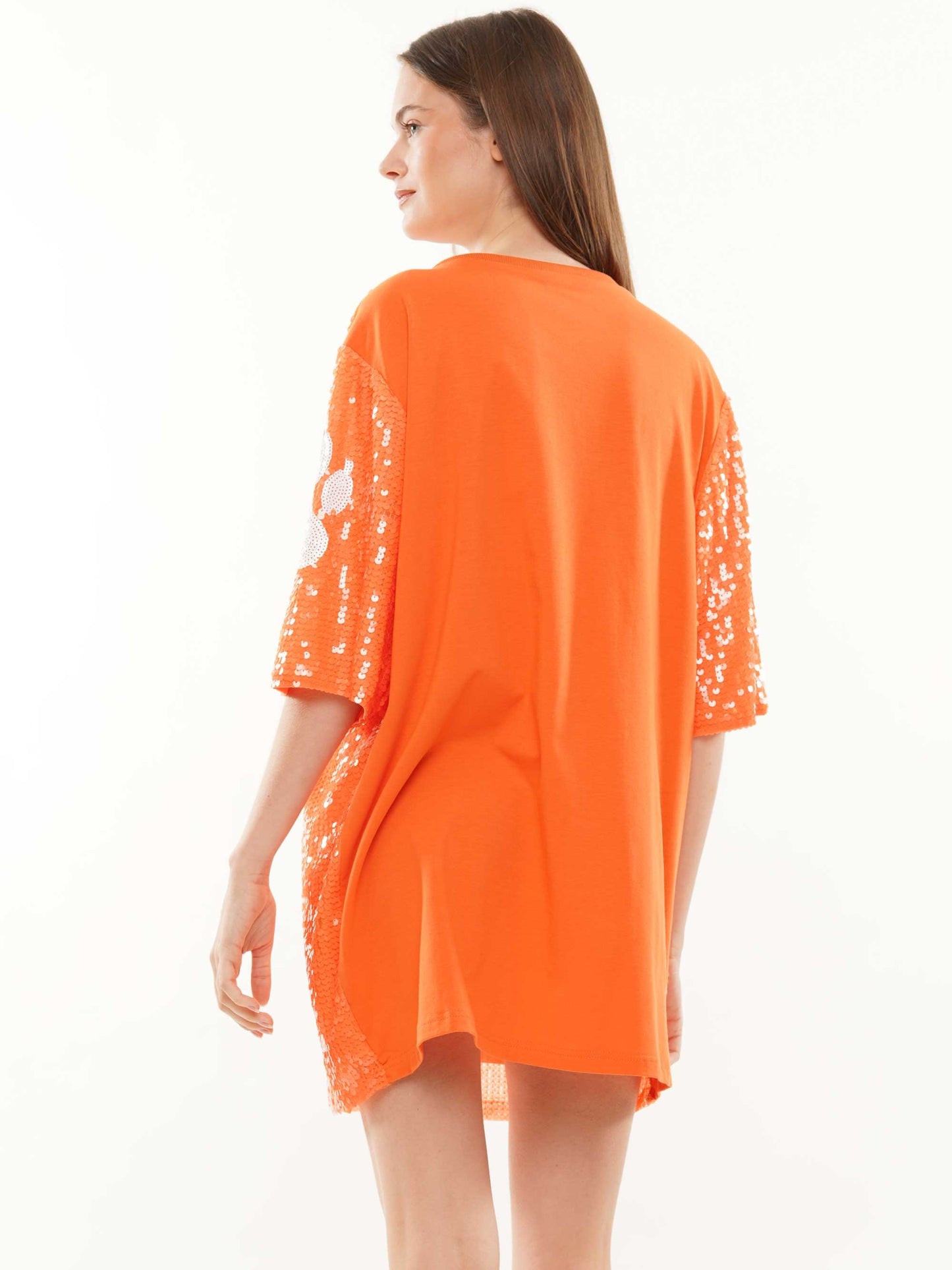 Classy until kick off sequin dress