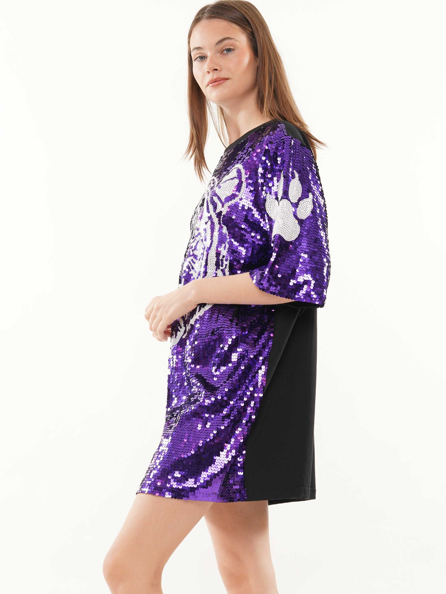 Tiger sequin dress