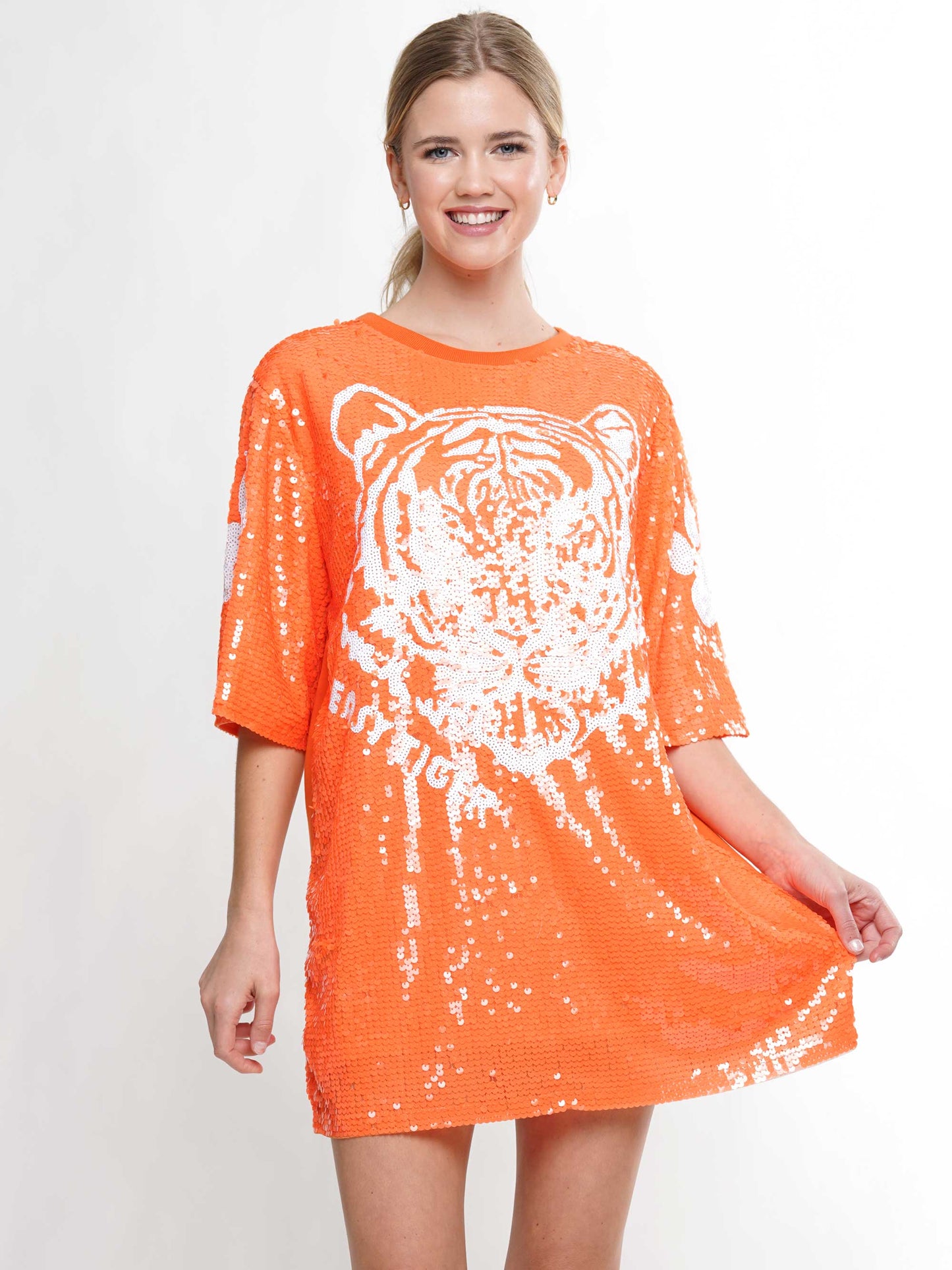 Tiger sequin dress
