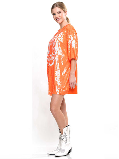 Tiger sequin dress