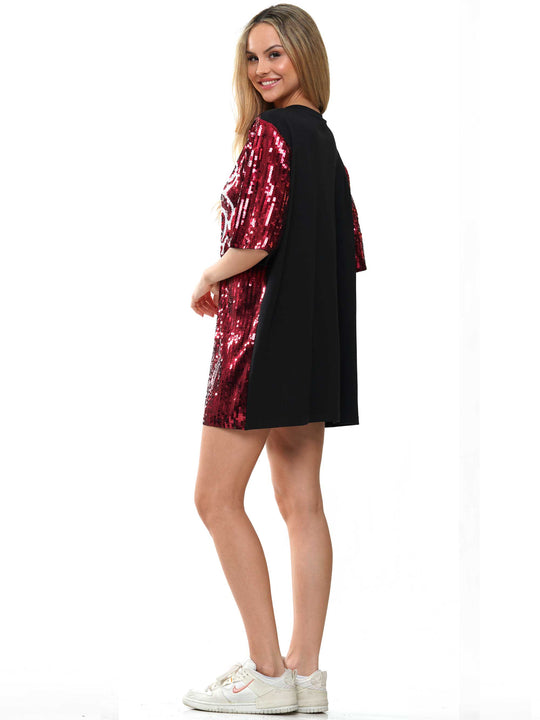 Game day sequin dress