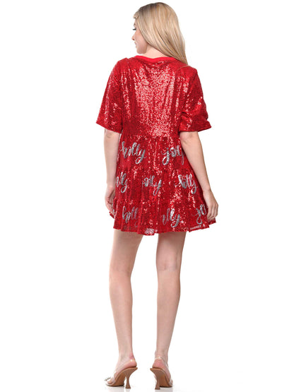 Holly Jolly Sequin Dress