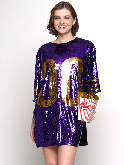 Double zero sequin dress