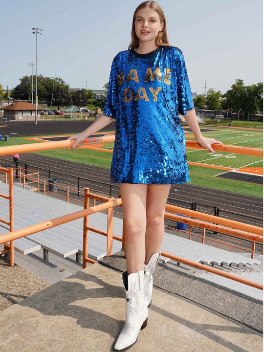 GAME DAY SEQUIN DRESS
