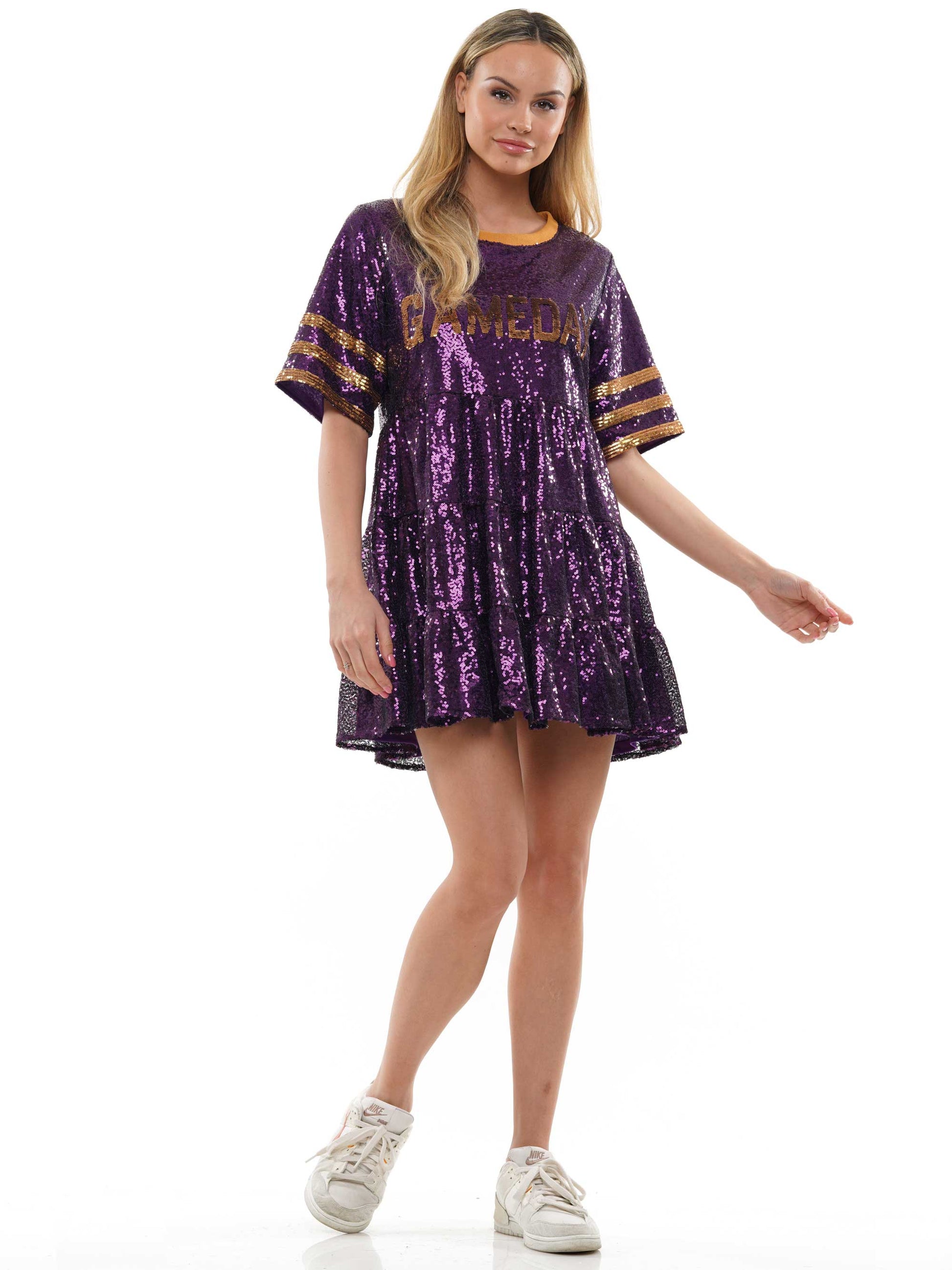 Game day baby doll sequin dress WHY DRESS Game day baby doll sequin dress WHY DRESS