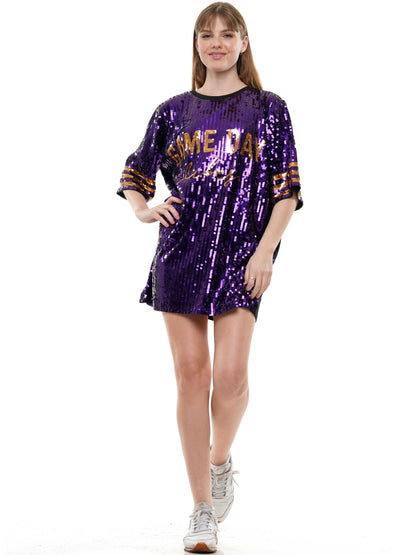 Gameday Vibes Sequin Dress