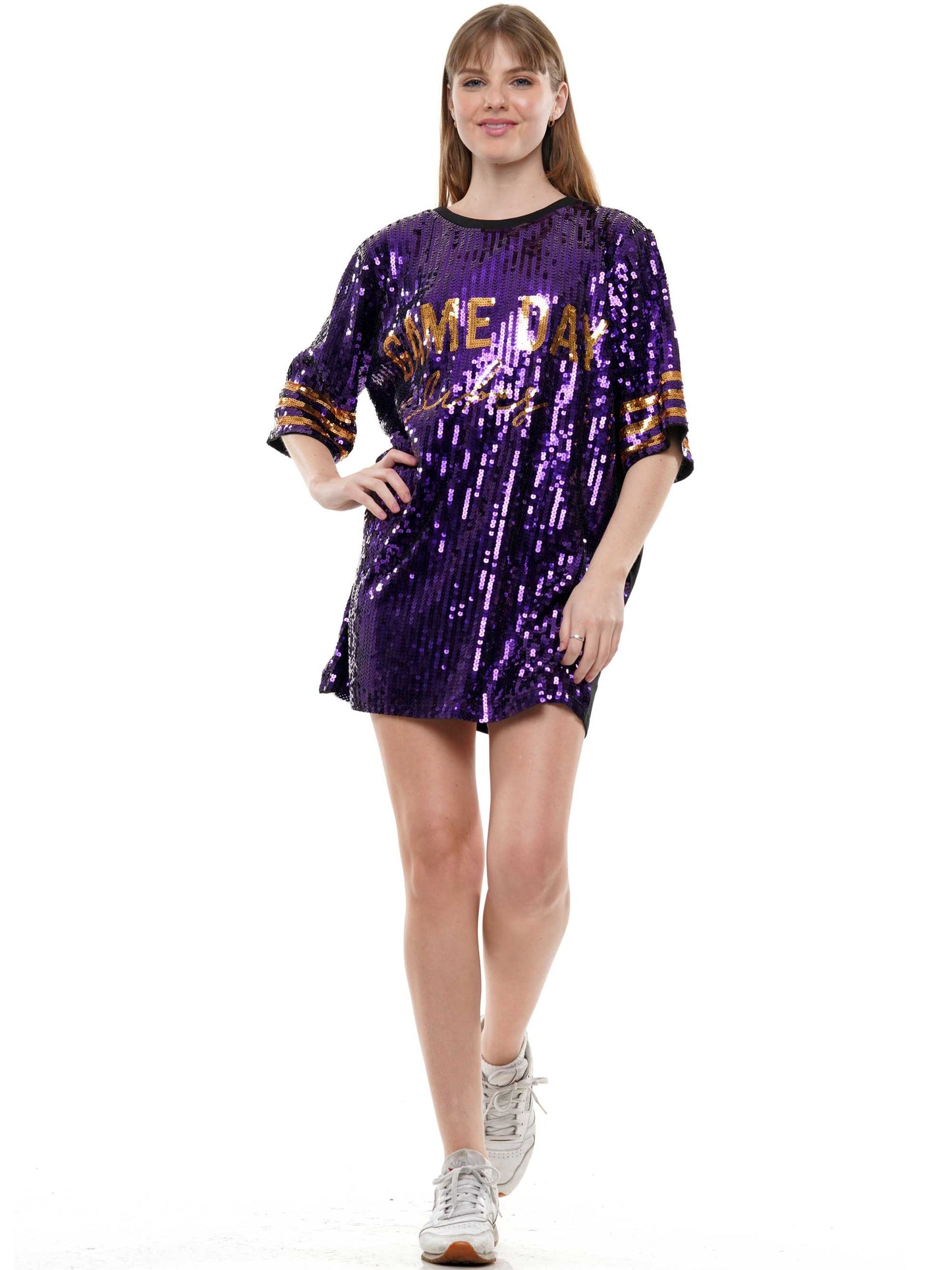Gameday Vibes sequin dress