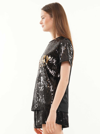 Gameday Vibes Sequin Top