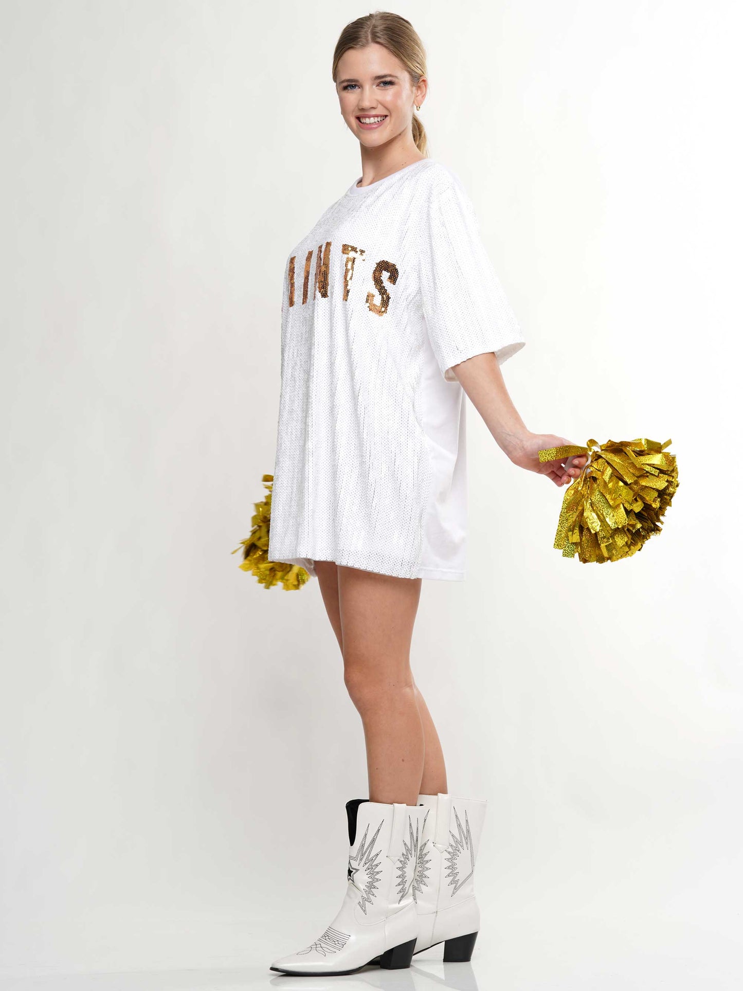 Saints sequin dress