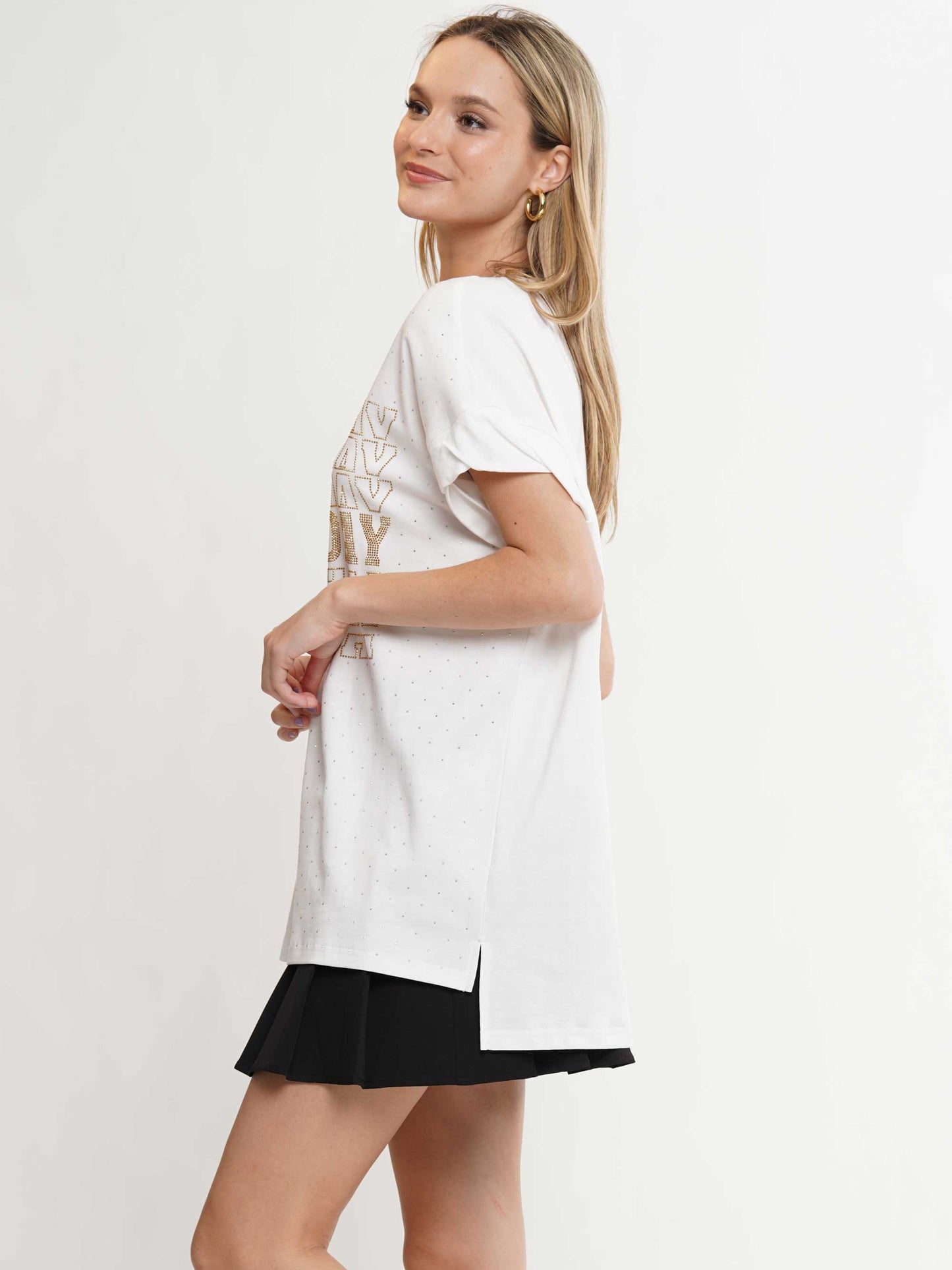 Polka Dot Game Day Top