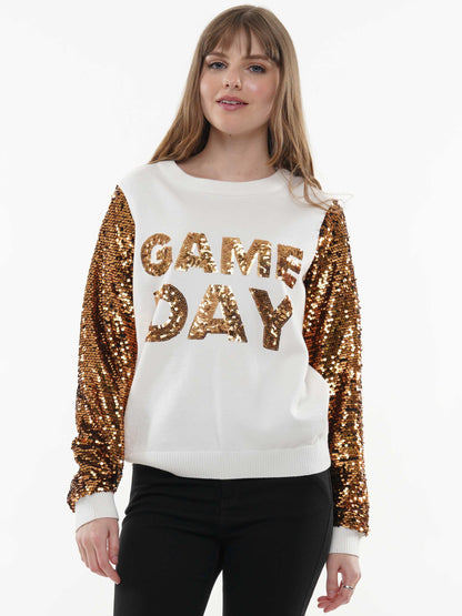 Gameday Sequin Sweater