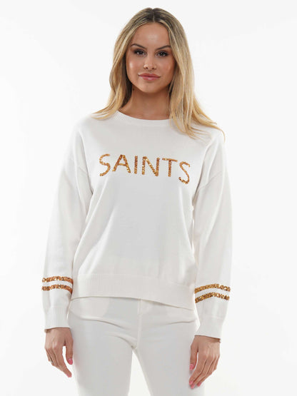 Sequin Saints Sweater