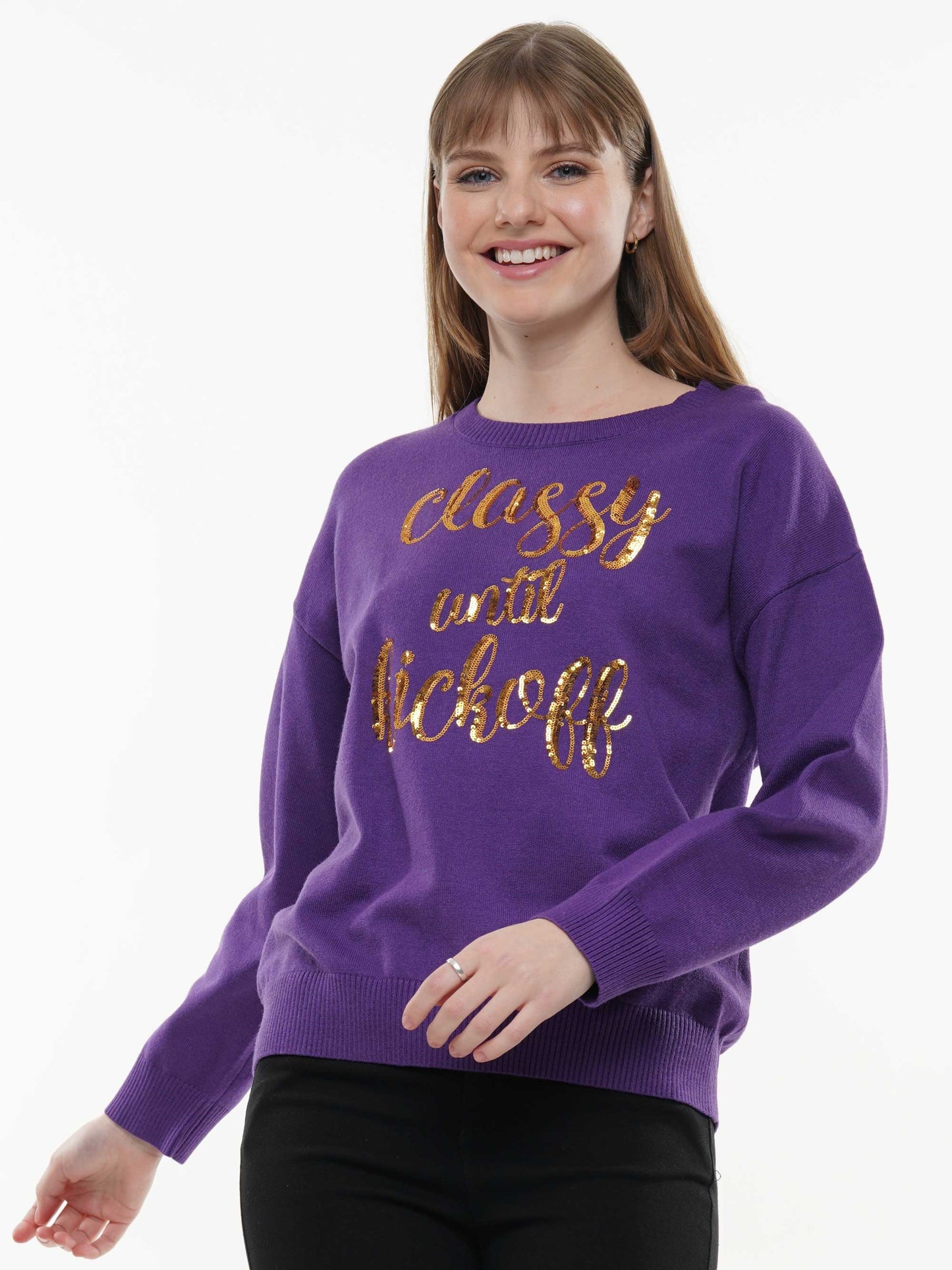 Classy until KICK OFF Sweater