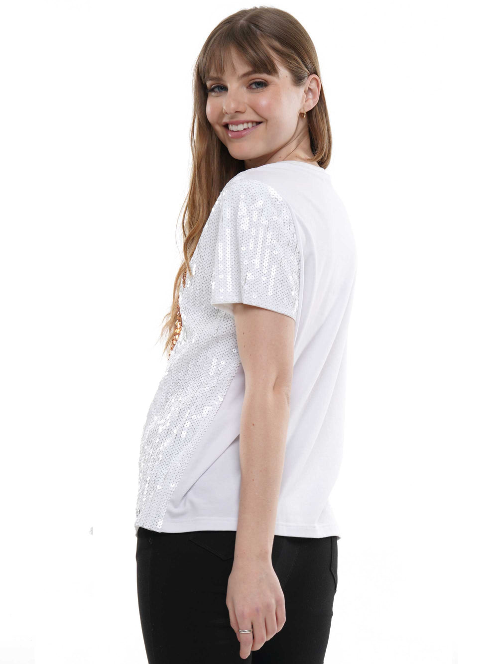 SEQUIN SHIRT WITH SEQUIN FOOTBALL